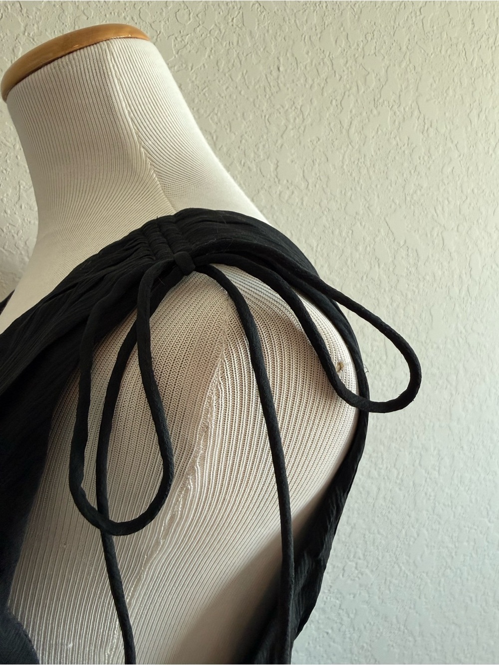 Express Silk Shoulder Tie Dress - Picture 7 of 13
